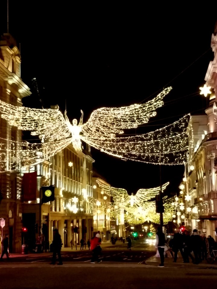 London't West End, theatre district, Christmas 2017, London, UK